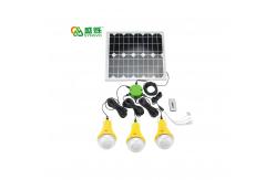 China ODM Dimmable 3pcs*3W LED Solar Emergency Lights 5200mah For Universities supplier