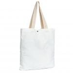 Fashion Washable Ladies Canvas Tote Bag With Snap Button Closure for sale