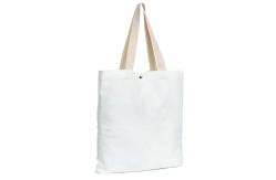 China Fashion Washable Ladies Canvas Tote Bag With Snap Button Closure supplier