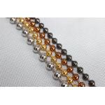 Hanging Ball Chain Beaded Wire Mesh Curtain Shimmer Metal Area Separators for sale