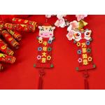 40*10cm Felt Holiday Decorations With Dragon And Ox Design for sale
