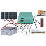 Off - Grid Solar Electric System / House Solar System With 48v Batteries 20A Inverter for sale