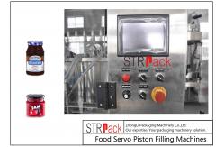 China 220V / 50Hz PLC Automatic Paste Filling Machine Air Consumption 0.3m3/Min supplier