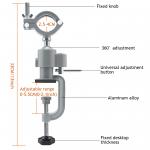 Aluminum Alloy Bench Grinder Stand With Universal Clamp Vises