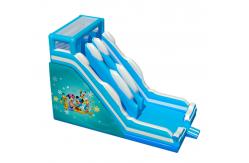 China Clown Inflatable Slide With Elephant Theme For Children Fun Park supplier