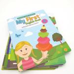 Hard Cover Text Book Printing Services Film Lamination Perfect Binding