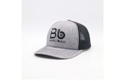 China Plastic Snapback Trucker Cap Pre-curved Visor Richardson Style supplier