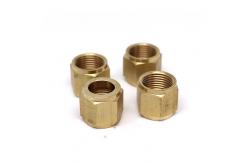 China Precision CNC Turning Small Brass Bolts Oxide Coating Polishing Surface supplier