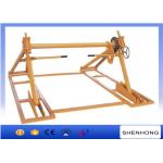 70KN Cable Drum Jacks With Disc Tension Brake / Cable Reel Jack Stands for sale