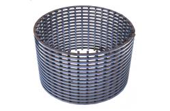 China Durable Stainless Steel Johnson Vee Wire Screen with Threaded End Connection supplier