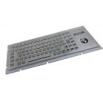 Kiosk Industrial Stainless Steel Keyboard With Trackball
