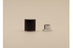 China 28mm Height Perfume Bottle Caps PP Plastic Inside For Aluminum Step Collar supplier