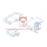 Elevator Double Pulling Instantaneous Safety Gear For Passenger Lift for sale