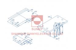 China Elevator Double Pulling Instantaneous Safety Gear For Passenger Lift supplier