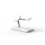 Airpods Samsung Sleek Metal Wireless Charger Dual Wireless Charging Pad 15W for sale