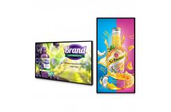 China 55inch Wall Mounted Lcd Advertising Display Monitor Indoor 250cd/M2 supplier