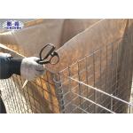 Galvanized Collapsible Defence Barriers Sand Color Long Working Life for sale