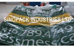 China BOPP laminated big bags with cross corner loops supplier
