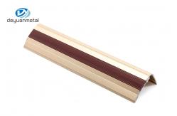China Non Slip Aluminium Stair Nosing Edge Trim CQM Approved 3.0m Length supplier