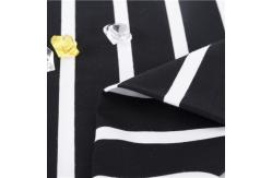 China Soft Refreshing Striped Cotton Fabric For French Terry supplier