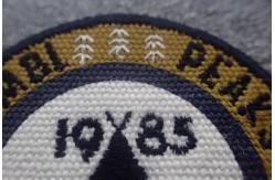 China Circle High Density Custom Embroidered Back Patches supplier