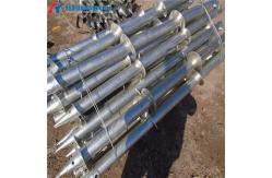 China Directly Buried Helix Ground Anchors Galvanized Photovoltaic Bracket Helix Screw Piles supplier