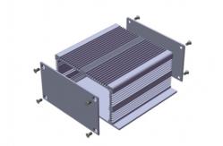 China 6063 6005 Black Anodized Extruded Aluminum Box Electrical Cover supplier