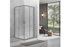 China Sliding Opening European Shower Enclosure With Alum Frame And 5/6mm Tempered Glass supplier
