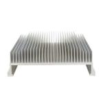 Rectangular LED Bar Heatsink Profile Extrusion Aluminum Heat Sink In Power Amplifier for sale