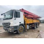 2012 Sany 37M Used Concrete Pump Truck with Benz 3341 Chassis in Morocco Country for sale