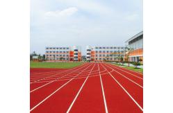 China Permeable UV Resistance Rubber Running Track Material Sound Reduction supplier