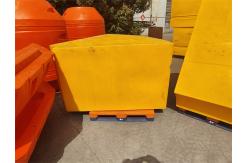 China Agricultural HDPE Pipe Floater with Hot Galvanised Connection supplier
