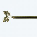 maple leaf curtain head curtain finials Customized curtain rod set single bracket