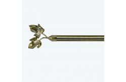 China maple leaf curtain head curtain finials Customized curtain rod set single bracket supplier