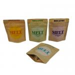 Custom Stand Up Bag Eco Friendly Biodegradable Packaging Kraft Cosmetic Stand Up Pouch
