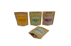 China Custom Stand Up Bag Eco Friendly Biodegradable Packaging Kraft Cosmetic Stand Up Pouch supplier