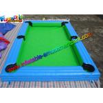 Pool Hall Inflatable Playground , Inflatable Water Games With Bottom Cloth for sale