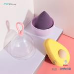 Fruit Shaped Makeup Sponge Set 4 PCS Latex Free Liquid Foundation Blender OEM