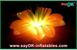 China Flower Shape Inflatable Lighting Decoration Wedding Inflatable LED Light supplier