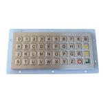 40 Keys Mini Industrial Metal compact Vandal proof Keyboard Panel Mount Outdoor Use for sale