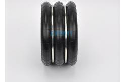 China Durable Industrial Air Spring Triple Convoluted Rubber Airbag Replacement Air Ride Suspension supplier