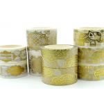 Luxurious Golden Foil Washi Tape For DIY Crafts for sale