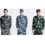 Long Sleeve Waterproof Army Military Uniforms , Medium Thickness Army Camouflage Jacket for sale
