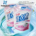 Custom Logo Plastic Packaging Stand Up Resealable Liquid Plastic Pouches With Gravure Printing for sale