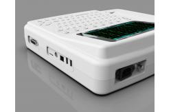 China Touch Screen Full Keyboard Electrocardiogram ECG Machine 12 Channel 12 Lead With Printer supplier