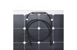 China Rechargeable Flexible Adhesive Solar Panels 100W Semi Rigid For Campervan supplier