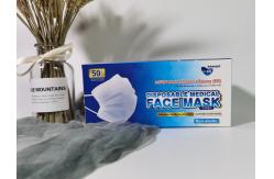 China YY/T 0969-2013 White 17.5×9.5cm Breathable Protective Face Mask supplier