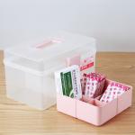 Medication Storage Bins With Handle