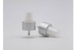 China Plastic Fine Mist Sprayer Pump With Silver Case 24mm Screw supplier