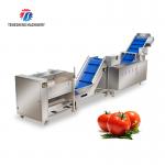 SS Fruit And Vegetable Hair Roller Bubble Cleaning Machine 800KG/H for sale